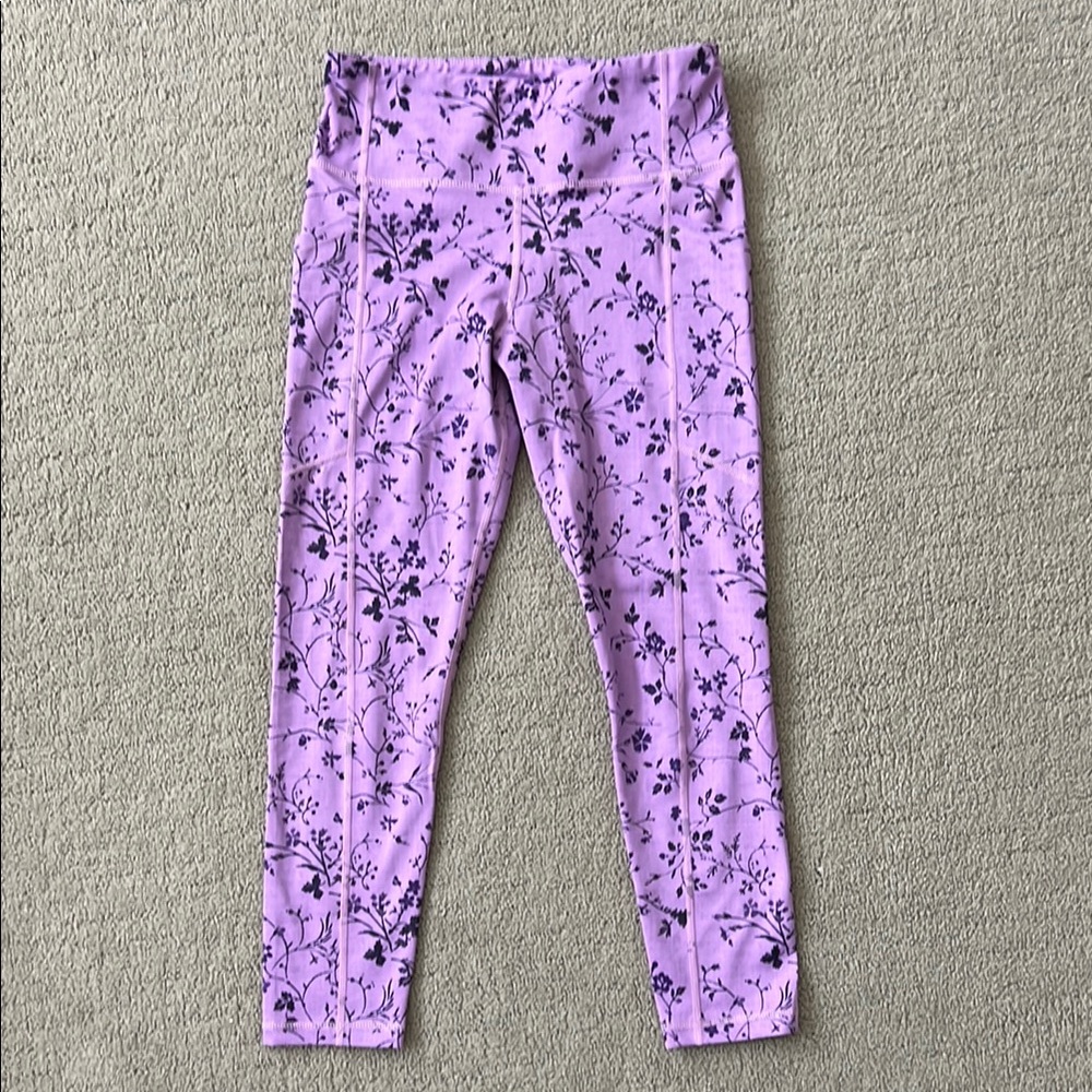 Lavender Floral Women's Leggings